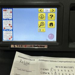 Machine where you justv click confirm each called bingo number