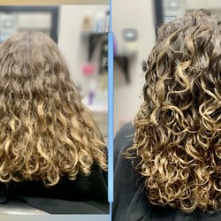 Melissa Christiansen - MC Salon - Deva Curl Cut Before & After