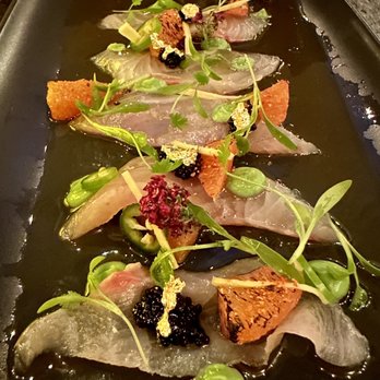 Fia Steak - Kampachi with caviar and ponzu - Steakhouses Near Me - Santa Monica, California Fia Steak - Kampachi with caviar and ponzu - Steakhouses Near Me - Santa Monica, California