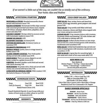 Checkers II - Menu 1 - German Near Me - Union, Illinois