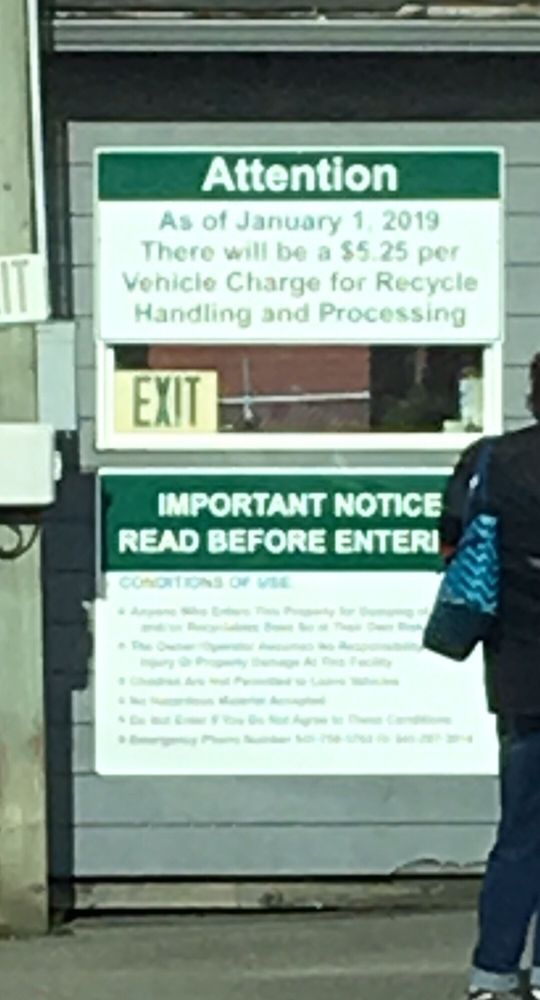 PUBLIC DISPOSAL & RECYCLING CENTER Updated August 2024 1210 S