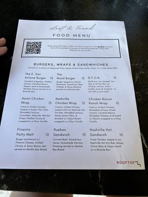 Menu photo 7 Lost & Found Rooftop Bar New Braunfels, TX