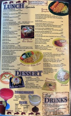 Menu photo 3 El Toro Mexican Restaurant Sallisaw, OK