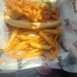 Shrimp po boy Shrimp po boy