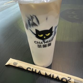 Cha Miao - Grass Jelly Milk Tea - Bubble Tea Near Me - Markham, Ontario