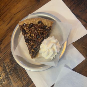 Tumble 22 - Pecan chocolate toffee pie (Get it toasted a bit) - Chicken Shop Near Me - Houston, Texas Tumble 22 - Pecan chocolate toffee pie (Get it toasted a bit) - Chicken Shop Near Me - Houston, Texas