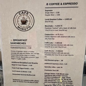 Cafe Minuto - Coffee & Tea Near Me - Charleston, South Carolina Cafe Minuto - Coffee & Tea Near Me - Charleston, South Carolina