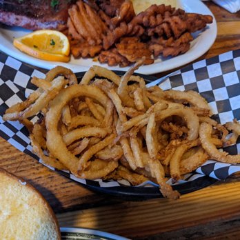 Smokey's Kitchen - Onion rings and sweet potato fries :) - Barbeque Near Me - Truckee, California Smokey's Kitchen - Onion rings and sweet potato fries :) - Barbeque Near Me - Truckee, California