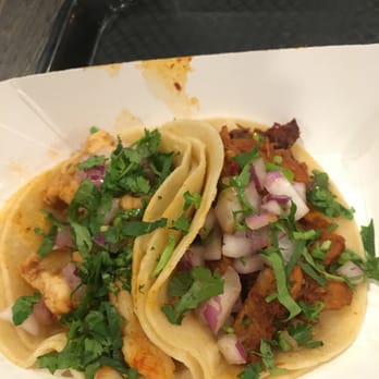 Los Taquitos - "Street" tacos - chicken on left, pastor on right - Mexican Near Me - Phoenix, Arizona Los Taquitos - "Street" tacos - chicken on left, pastor on right - Mexican Near Me - Phoenix, Arizona