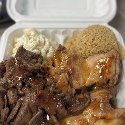 Hawaiian BBQ & Ramen & Poke - Chicken and beef combo