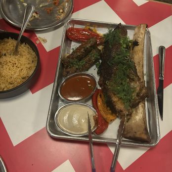 Laser Wolf - BBQ short rib and beef kebab for two - Middle Eastern Near Me - Philadelphia, Pennsylvania Laser Wolf - BBQ short rib and beef kebab for two - Middle Eastern Near Me - Philadelphia, Pennsylvania