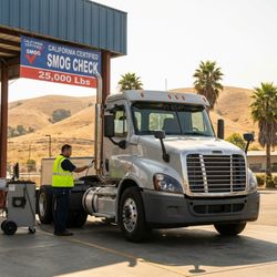 Do you have a big rig? drive it over to us. We will do the smog check for you.