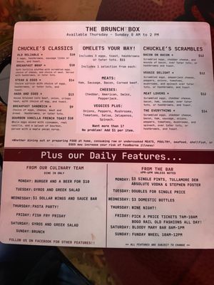 Menu photo 2 The Chatterbox Bar Wausau, WI Menu photo 2 The Chatterbox Bar Wausau, WI