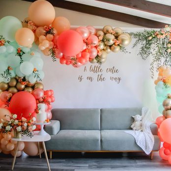 Hello Pretty Events - Backdrop for virtual baby shower - Party & Event Planning Near Me - Fullerton, California