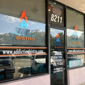 Addiction Bistro - Outside - Breakfast & Brunch Near Me - Coral Springs, Florida Addiction Bistro - Outside - Breakfast & Brunch Near Me - Coral Springs, Florida
