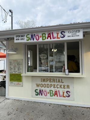 Imperial Woodpecker Sno-Balls by null