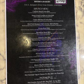 B Sweet Bistro - Menu - Food Court Near Me - New Orleans, Louisiana