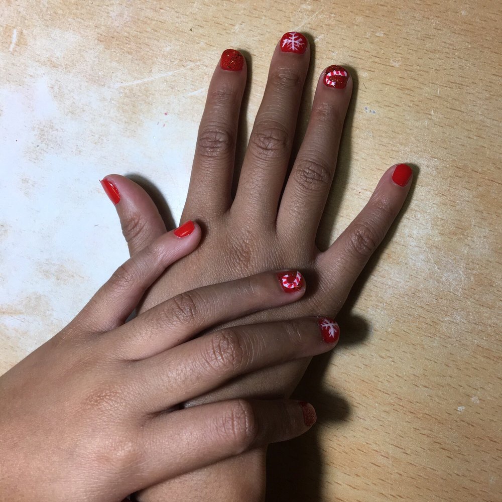 Wild Nails & Spa - Kid Christmas manicure... She went beyond what I expected. My little one loves it!!! - Nail Salons Near Me - Las Vegas, Nevada Wild Nails & Spa - Kid Christmas manicure... She went beyond what I expected. My little one loves it!!! - Nail Salons Near Me - Las Vegas, Nevada