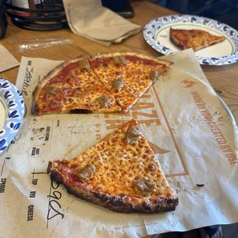 Blaze Pizza - Kids thin crust sausage pizza - Salad Near Me - Reno, Nevada Blaze Pizza - Kids thin crust sausage pizza - Salad Near Me - Reno, Nevada