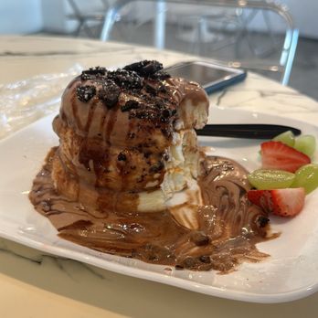 Nostimo Cafe & Tea - Chocolate pancakes - Coffee & Tea Near Me - Westminster, California Nostimo Cafe & Tea - Chocolate pancakes - Coffee & Tea Near Me - Westminster, California