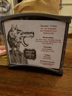 Menu photo 2 Craft And Growler Dallas, TX