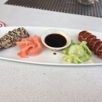 E.D.B - Sashimi appetizer with yummy cucumber - New American Near Me - Burbank, California