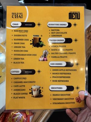 Menu photo 1 Hold My Chai Frisco, TX Menu photo 1 Hold My Chai Frisco, TX
