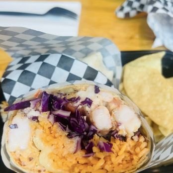 Me Gusta Tacos - Shrimp burrito - Tacos Near Me - Henderson, Nevada
