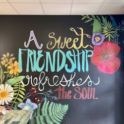 Best Friends Bakery & Ice Cream - Upbeat art and quotes makes for an inviting environment