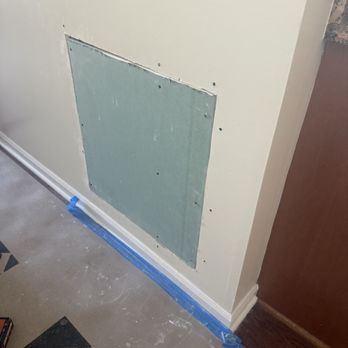 Chicago Constructions - Drywall never replaced, nor wall painted - General Contractors Near Me