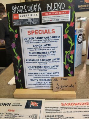 Menu photo 2 Hometown Coffee Roasters Manchester, NH