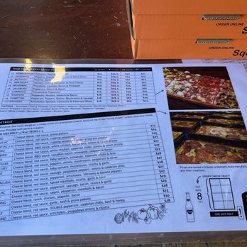Square Pizza - Menu - Pizza Near Me - San Diego, California Square Pizza - Menu - Pizza Near Me - San Diego, California
