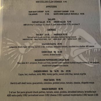 Harbour Street Fish Bar - Dinner menu - Fish & Chips Near Me - Collingwood, Ontario