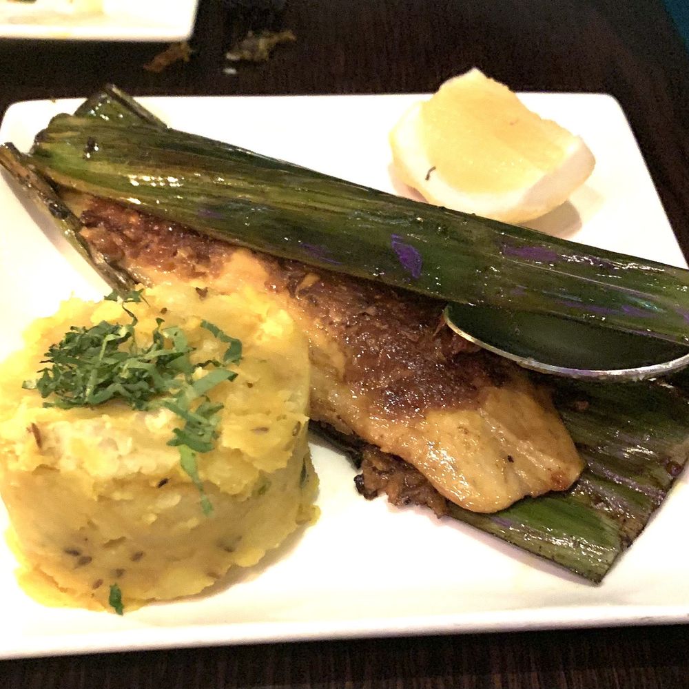 Rasika West End - Sea bass appetizer - Indian Near Me - Washington, DC, District of Columbia Rasika West End - Sea bass appetizer - Indian Near Me - Washington, DC, District of Columbia
