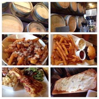 Crush & Brew - Bacon Parmesan fries, burger and fries, Reuben and three cheese flatbread. - New American Near Me - Temecula, California