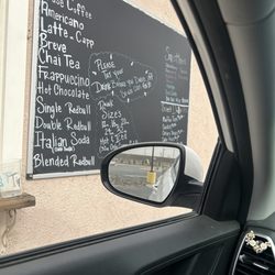 Espresso de Cafe - Outside menu