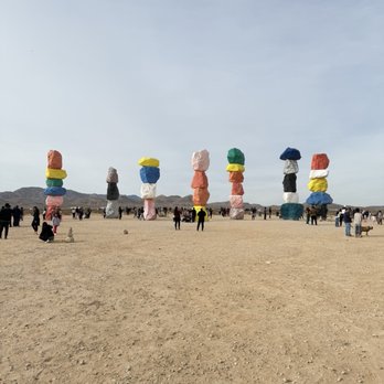 Seven Magic Mountains - Public Art Near Me - Las Vegas, Nevada Seven Magic Mountains - Public Art Near Me - Las Vegas, Nevada