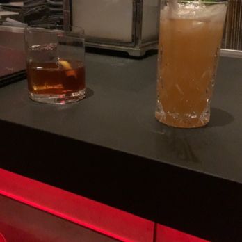 Gordon Ramsay Hell's Kitchen - Smoke on the water drink comes in a smoky box. This was at the bar before dinner - Desserts Near Me - Washington, DC, District of Columbia