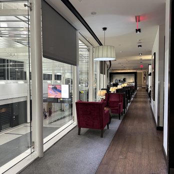 British Airways Galleries First Lounge - Beautiful seating area with floor to ceiling windows. - Airport Lounges Near Me - Dulles, Virginia British Airways Galleries First Lounge - Beautiful seating area with floor to ceiling windows. - Airport Lounges Near Me - Dulles, Virginia