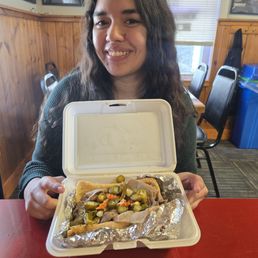 My daughter's first time in and a big fan of their Italian beef sandwich!