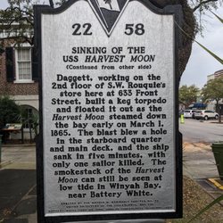 Sinking of the USS Harvest Moon Historical Marker - Sinking of the USS Harvest Moon Historical Marker, Georgetown
