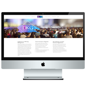 Studio 41 Creative - Website Design Project: DKGEvents.com - Marketing Near Me - Asheville, California