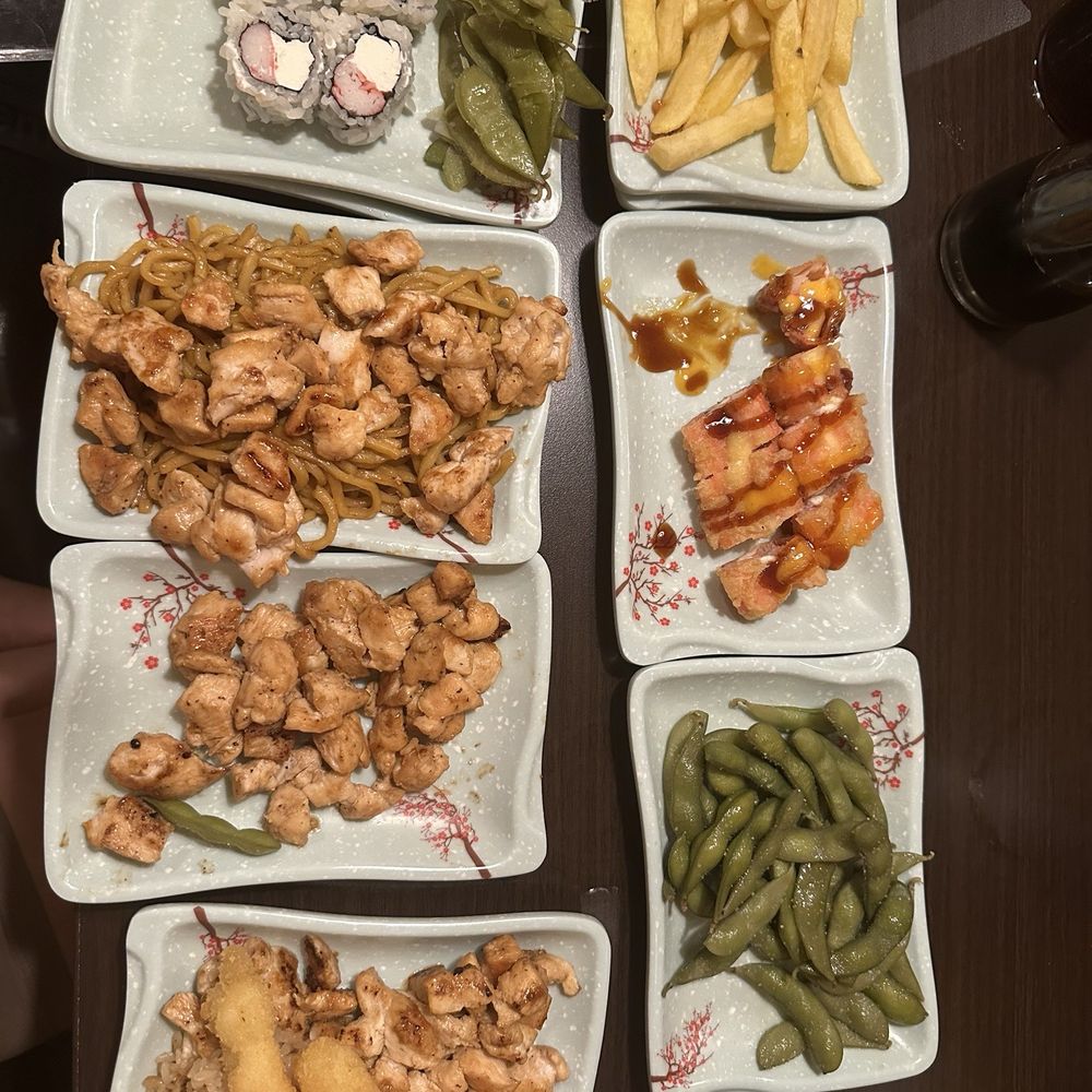 Flame Sushi Japanese Grill All You Can Eat - Hibachi chicken, Spicy California Roll, edamame, Shrimp Tempura - Teppanyaki Near Me - Jacksonville, Florida Flame Sushi Japanese Grill All You Can Eat - Hibachi chicken, Spicy California Roll, edamame, Shrimp Tempura - Teppanyaki Near Me - Jacksonville, Florida