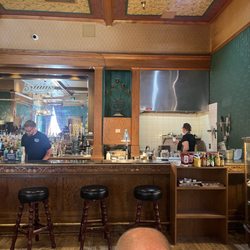 Bully's Restaurant - Bar & kitchen area