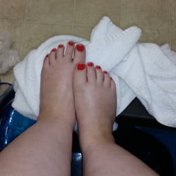 Allure Nails & Spa - After the special pedi with wax