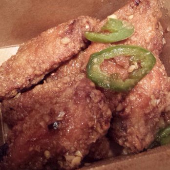 Blurr Kitchen - Chicken Wings (Blurr Habanero Chili Sauce, 5pcs/$6) - Asian Fusion Near Me - Santa Clara, California