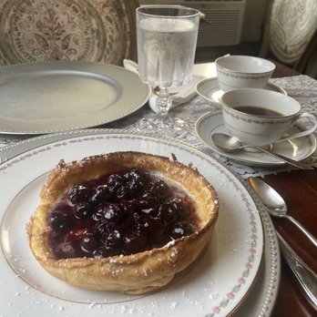 Buffalo Harmony House - Dutch baby pancake w cherries (soooo good) - Bed & Breakfast Near Me - Buffalo, New York Buffalo Harmony House - Dutch baby pancake w cherries (soooo good) - Bed & Breakfast Near Me - Buffalo, New York