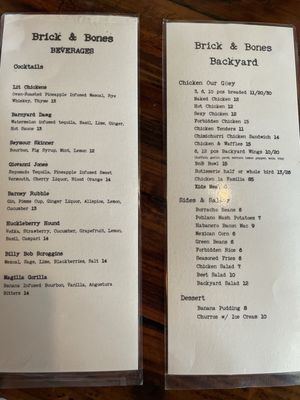 Menu photo 4 Brick & Bones Backyard Rowlett, TX