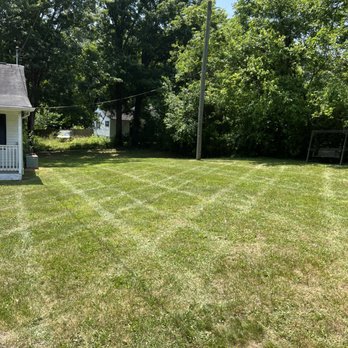 C.L. Landscaping & Turf Management - a lawn with a shed in the background - Lawn Services Near Me C.L. Landscaping & Turf Management - a lawn with a shed in the background - Lawn Services Near Me