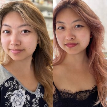 Salon Savage Dallas - Before & After Rose Gold color! - Hair Salons Near Me - Dallas, Texas Salon Savage Dallas - Before & After Rose Gold color! - Hair Salons Near Me - Dallas, Texas